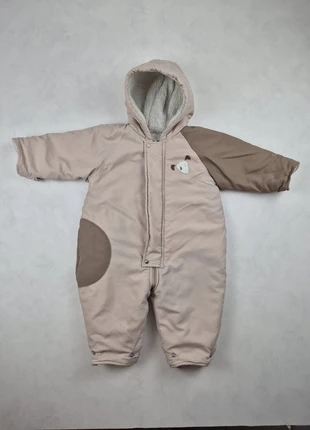 Combinaison Pilote Bébé Hiver Beige Fourrée, marca: Kiabi, estado: Muito bom, tamanho: 12-18 meses / 80 cm, €8.00, €9.10 inclui Proteção do Comprador