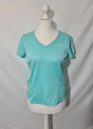 T-shirt de sport Kalenji turquoise taille 44 – respirant, marca: Kalenji, estado: Muito bom, tamanho: XXL / 44 / 16, €2.00, €2.80 inclui Proteção do Comprador Pro