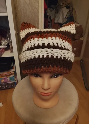 Cat beanie, marque: Fait Main, état: Neuf sans étiquette, taille: Taille unique, 10,00 €, 11,20 € Protection acheteurs incluse