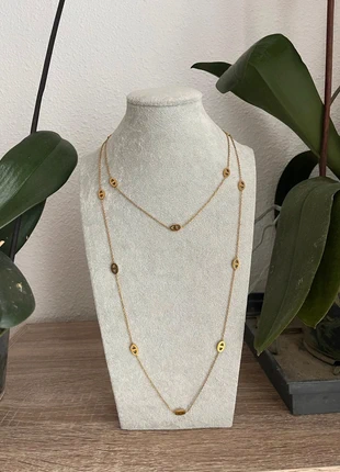 Collier sautoir tendance doré en acier inoxydable, marca: Tendance, estado: Muito bom, €13.50, €14.88 inclui Proteção do Comprador Pro