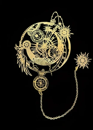 Marque-page doré “Astrolabe Céleste”, condizioni: Nuovo con cartellino, €8.90, €10.05 include la Protezione acquisti Pro