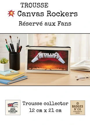 Metallica Trousse Collector Canvas Rockers Thrash Metal, condition: Very good, €8.50, €9.63 includes Buyer Protection