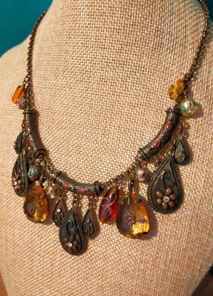 Collier vintage - Collection Sable & Ébène, brand: Vintage, condition: Very good, €22.00, €23.80 includes Buyer Protection Pro