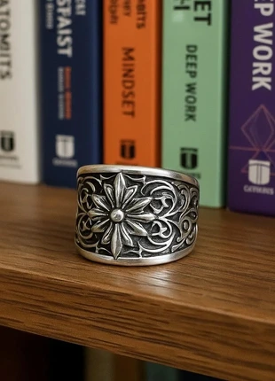 Bague étoile baroque en argent vieilli – Mystique, chic & ajustable Acier Inoxydable, marque: bague, état: Neuf avec étiquette, taille: Ajustable, 8,97 €, 10,12 € Protection acheteurs (Pro) incluse