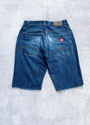 Short en jean ECKO Unltd baggy vintage bleu marine, marque: ECKO UNLTD., état: Très bon état, taille: W32 | FR 42, 10,00 €, 11,20 € Protection acheteurs incluse
