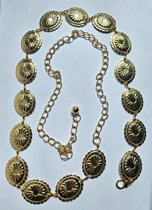 Ceinture unie chaîne métal dorée, brand: sans marque, condizioni: Nuovo con cartellino, taglia: Regolabile, €9.90, €11.10 include la Protezione acquisti Pro