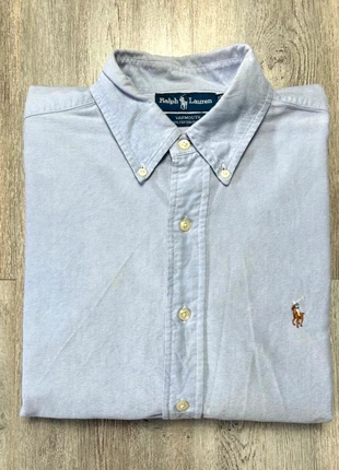 Chemise Ralph Lauren manche longue couleur bleu logo premium taille L en bon état, marca: Ralph Lauren, estado: Bueno, tamaño: L, 25,00 €, 26,95 € Protección al comprador Pro incluida