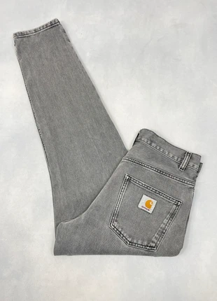 Jean Carhartt wip Gris Loose modèle Newel Pant 100% coton Workwear Denim - Taille S w28 #1459, brand: Carhartt, condizioni: Ottime, taglia: IT 38 | W28, €49.00, €52.15 include la Protezione acquisti Pro