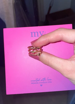 Myjewellery Ring adventskalender dag 3!, merk: My Jewellery, staat: Nieuw met prijskaartje, maat: Aanpasbaar, € 8,00, € 9,10 inclusief Kopersbescherming