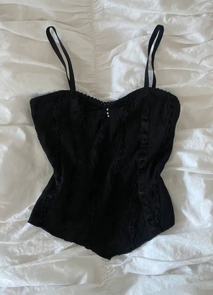 Vintage gothic top, marque: Top Vintage, état: Bon état, taille: XS / 34 / 6, 10,00 €, 11,20 € Protection acheteurs incluse