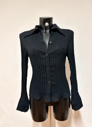 Real vintage gothic y2k glam urban coquette black mesh shirt, brand: Vintage Dressing, condizioni: Ottime, taglia: S / IT 40 / EU 36, €23.00, €24.85 include la Protezione acquisti