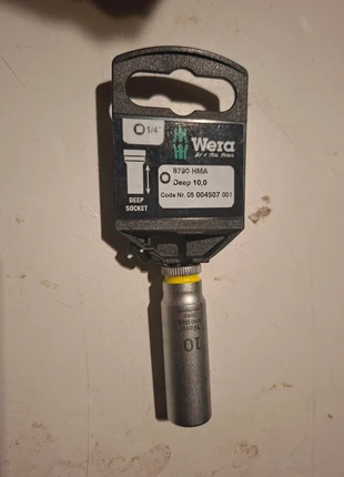 Douille longue Wera 8790 HMA – 10 mm – 1/4’’, marque: Wera, état: Neuf, 7,50 €, 8,58 € Protection acheteurs incluse
