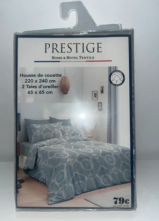 Parure de housse de couette, marque: prestige, état: Très bon état, taille: King Size (220-240 cm x 220-260 cm), 10,99 €, 12,24 € Protection acheteurs incluse