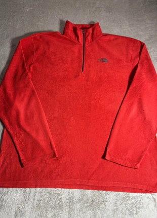 Half zip / pull Thé North Face - rouge taille XL homme, marque: The North Face, état: Très bon état, taille: XL, 25,00 €, 26,95 € Protection acheteurs incluse