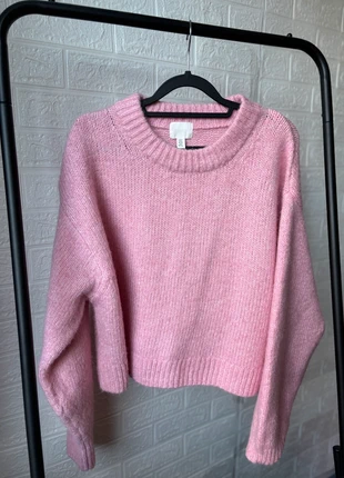 pink lightrose oversized sweater with a round neckline viral for winter H&M, marque: H&M, état: Neuf sans étiquette, taille: XL / 42 / 14, 18,99 €, 20,64 € Protection acheteurs incluse