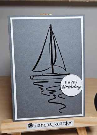 Handgemaakte kaart, merk: Stampin' Up!, staat: Nieuw met prijskaartje, € 2,25, € 3,06 inclusief Kopersbescherming