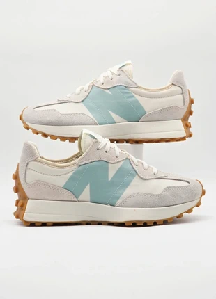 Sneakers New balance 327 - Taille 37 (UK 4.5) - Très bon état - Blanc/Crème/Turquoise, marca: New Balance, estado: Muito bom, tamanho: 37, €55.00, €58.45 inclui Proteção do Comprador Pro