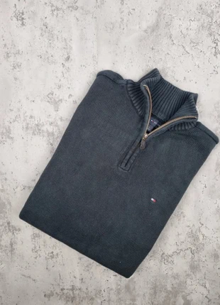 Pull 1/4 zip noir Tommy Hilfiger – Taille M Homme (Très bon état), brand: Tommy Hilfiger, condition: Very good, size: M, €35.00, €37.45 includes Buyer Protection