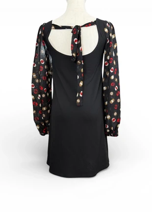 Robe noire Motivi manches longues imprimées – Taille S, brand: Vintage Dressing, condition: Very good, size: S / 36 / 8, €10.00, €11.20 includes Buyer Protection Pro