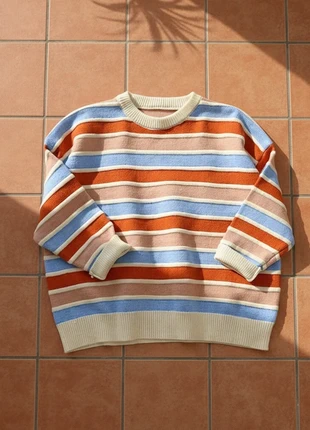 Pull rayé multicolore col rond – taille M – style casual comfy, marca: eloria, estado: Muy bueno, tamaño: M / 38 / 10, 44,99 €, 47,94 € Protección al comprador Pro incluida