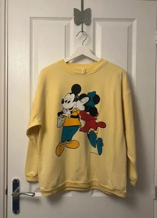 Vintage St Michael Marks and Spencer Disney Mickey Mouse Minnie Mouse Yellow Jumper Sweatshirt, brand: St Michael, condition: Very good, size: M / UK 12-14, £38.00, £40.60 includes Buyer Protection