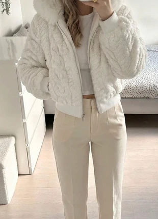 Veste d’hiver blanche effet fourrure, marca: Vintage Dressing, estado: Nuevo sin etiquetas, tamaño: S / 36 / 8, 39,99 €, 42,69 € Protección al comprador incluida