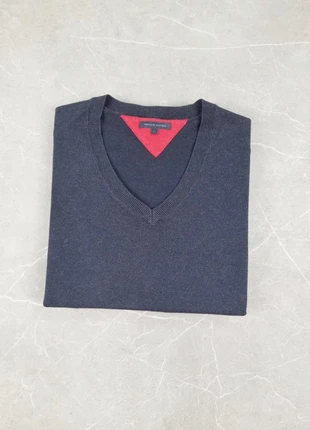 Tommy Hilfiger Pull Homme col V bleu marine Taille L, merk: Tommy Hilfiger, staat: Heel goed, maat: L / 40 / 12, € 23,00, € 24,85 inclusief Kopersbescherming