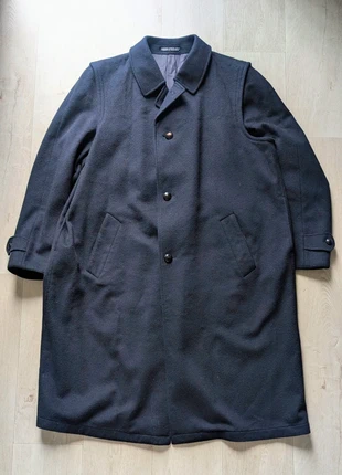 Manteau long 3/4 bleu en laine Steinbock homme grande taille taille XL, marque: STEINBOCK, état: Très bon état, taille: XL, 65,00 €, 68,95 € Protection acheteurs incluse