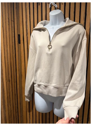 Sale Tommy Hilfiger half zip trui beige XL, merk: Tommy Hilfiger, staat: Heel goed, maat: XL / 42 / 14, € 25,00, € 26,95 inclusief Kopersbescherming