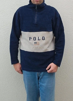 Polaire sweat pull demi zip falino red flag taille M homme oversize vintage usa brodé hiver froid, marque: Falino, état: Très bon état, taille: M, 10,00 €, 11,20 € Protection acheteurs incluse