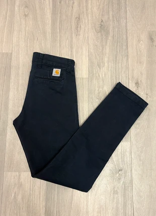 pantalon chino Sid Pant Carhartt bleu marine taille W29/L32 US 38 FR, marca: Carhartt, estado: Muito bom, tamanho: PT 38 | W29, €25.00, €26.95 inclui Proteção do Comprador