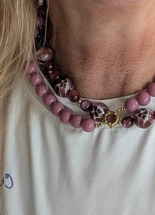 Grote kralenketting aars gemarmerd, marque: Casa Jadel, état: Neuf avec étiquette, 11,25 €, 12,51 € Protection acheteurs (Pro) incluse