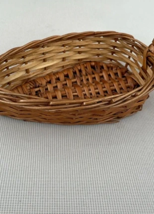 Wicker Tray Trinket Dish, brand: Natural, condition: Very good, £8.00, £9.10 includes Buyer Protection