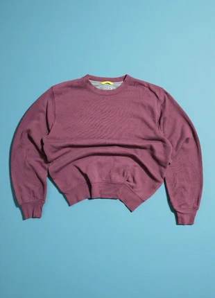 Vintage 90'S Style Wide Sleeved Boxy Fit Retro Y2K Sweatshirt Crew Neck Jumper Burgundy | M, marque: Vintage Dressing, état: Très bon état, taille: M, 10,50 €, 11,73 € Protection acheteurs incluse