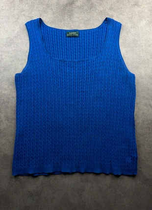 Lauren Ralph Lauren débardeur câble bleu Taille L, marca: Ralph Lauren, estado: Muy bueno, tamaño: L / 40 / 12, 17,00 €, 18,55 € Protección al comprador incluida