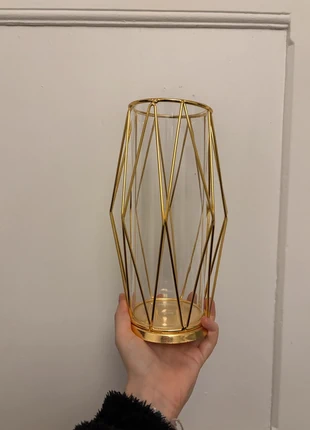 vase en verre avec structure dorée, zustand: Sehr gut, 4,00 €, 4,90 € inklusive Vinted-Käuferschutz