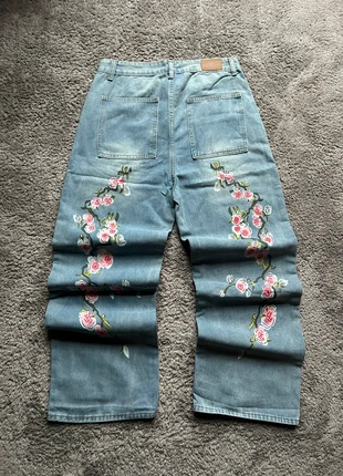 Jean Baggy/Oversize Sakura Streetwear Bleu Clair/Rose style y2k taille l homme, marque: y2k, état: Très bon état, taille: L, 44,90 €, 47,85 € Protection acheteurs incluse
