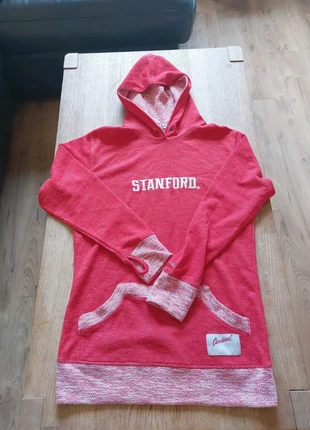 Nuyu,Sweat capuche rouge chiné, Stanford brodé,Cardinal. poches kangourou, passe-pouce . Taille M., marque: nuyu, état: Neuf sans étiquette, taille: M, 5,00 €, 5,95 € Protection acheteurs incluse