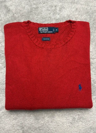 Pull Ralph Lauren Round Neck Rouge Taille S Homme 100% Coton PRL07, marque: Ralph Lauren, état: Très bon état, taille: S, 39,90 €, 42,60 € Protection acheteurs incluse