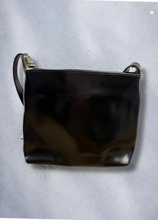 Sac bandoulière Lancaster Paris en cuir noir – Made in France, marca: Lancaster, estado: Muito bom, €40.00, €42.70 inclui Proteção do Comprador