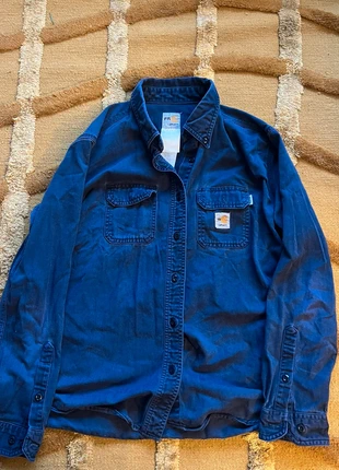 Carhartt FR blue overshirt, merk: Carhartt, staat: Goed, maat: M / 38 / 10, € 20,00, € 21,70 inclusief Kopersbescherming