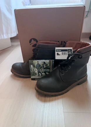 Bottines en cuir et intérieur en laine imperméable, brand: Travelin', condition: Very good, size: 37, €30.00, €32.20 includes Buyer Protection