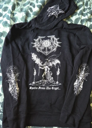 Baxaxaxa hoodie down with the most high black metal proclamation, marque: down with the most high, état: Neuf sans étiquette, taille: XL, 50,00 €, 53,20 € Protection acheteurs incluse