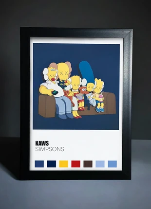 Tableau Simpson x Kaws, marque: Kaws, état: Très bon état, 9,90 €, 11,10 € Protection acheteurs incluse