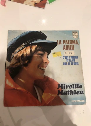 Mireille Mathieu La paloma ,adieu c’est que l’amour et la vie, estado: Satisfactorio, 1,00 €, 1,75 € Protección al comprador incluida