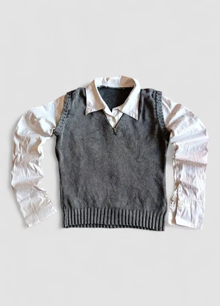 Layered shirt sweater Japan style y2k tg. M donna, brand: Japan Style, condizioni: Ottime, taglia: M / IT 42 / EU 38, €14.00, €15.40 include la Protezione acquisti