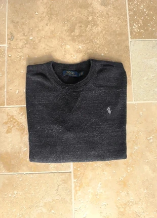 Pull col rond gris foncé chiné logo blanc Polo Ralph Lauren S, marke: Ralph Lauren, zustand: Sehr gut, größe: S, 40,49 €, 43,21 € beinhaltet Vinted-Käuferschutz Pro