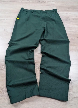 Pantalon vert foncé kaki en laine vintage ample large coupe droite taille M, marque: Vintage Dressing, état: Très bon état, taille: M, 16,00 €, 17,50 € Protection acheteurs (Pro) incluse