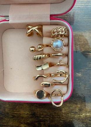 Lot 13 bagues dorés vintage, marke: Boutique indépendante, zustand: Neu, mit Etikett, größe: Größenverstellbar, 14,00 €, 15,40 € inklusive Vinted-Käuferschutz