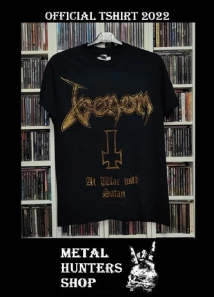 Venom - At w*r with S*tan official t-shirt 2022, marke: Gildan, zustand: Neu, mit Etikett, größe: M, 14,99 €, 16,44 € beinhaltet Vinted-Käuferschutz Pro